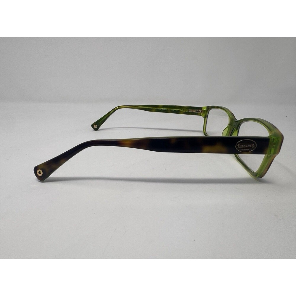 Coach HC 6040 Brooklyn 5117 Tortoise Green 52 16 135 Eyeglass Frames - Picture 7 of 13